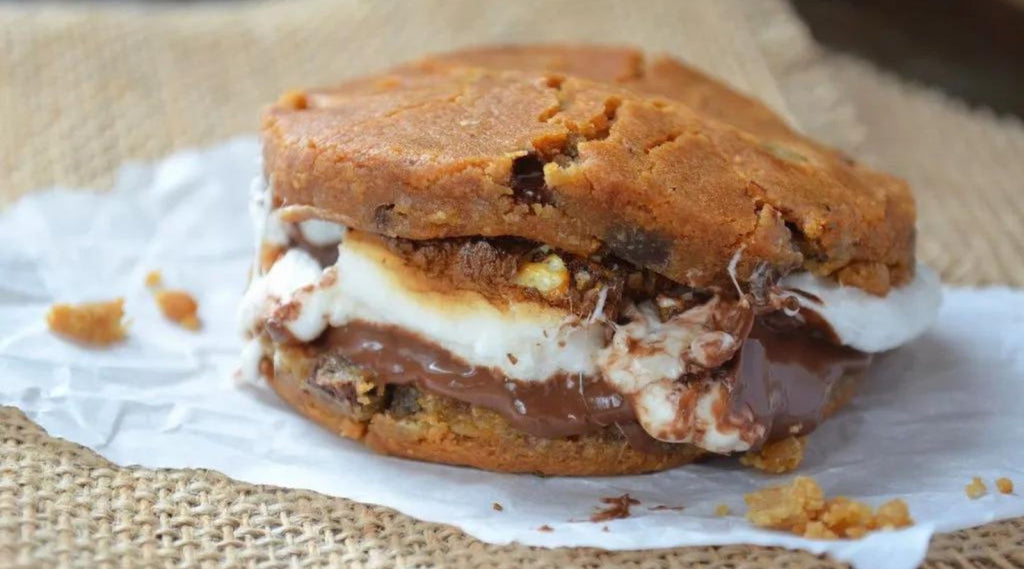 Chocolate Chip Cookie and Nutella S’mores