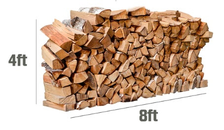 Rock Wood Cooking Wood Logs - (25-30 lbs.) - USDA Certified Kiln Dried  (Mesquite)